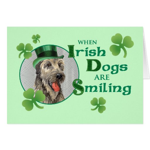 irishwolfhound st patricks day