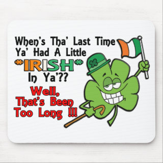 St. Patrick's Day Items Mouse Pad