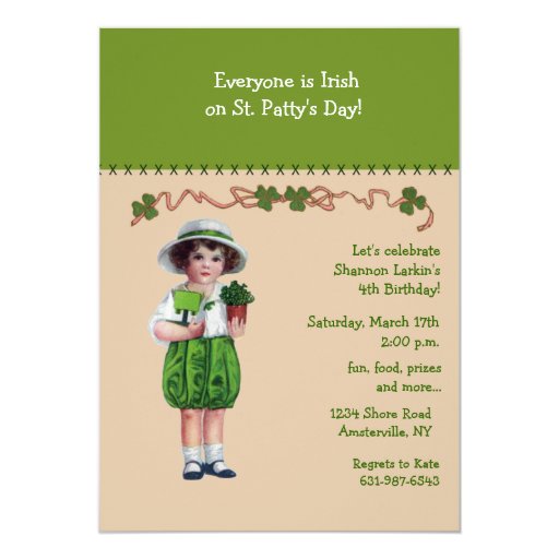 s day invitations st s day lass invitation zazzle s day invitations st s day lass invitation zazzle