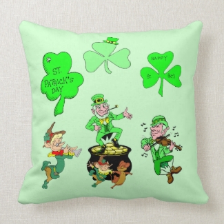 St. Patrick's Day Leprechaun Pillow
