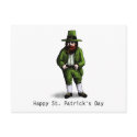 St. Patrick's Day Leprechaun postcards