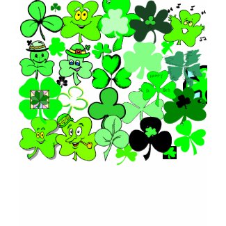 St. Patrick's Day Long Sleeve Ladies Shamrock Tee