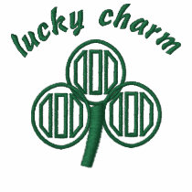 St. Patrick's Day Lucky Clover embroidered shirts