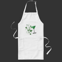St Patrick's Day Martini Apron aprons