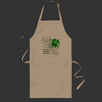 St. Patrick's Day Mumble Apron aprons