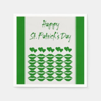 St. Patrick's Day Napkins Standard Cocktail Napkin