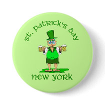 st patricks day new york gladys buttons