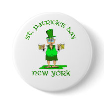 st patricks day new york gladys buttons