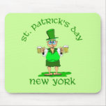 st patricks day new york gladys mouse pads