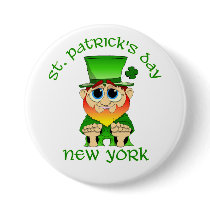 St Patricks Day ~ New York lil Blarney buttons