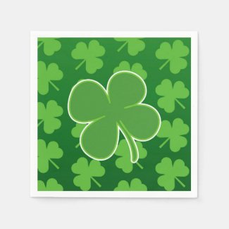 St. Patrick's Day Paper Napkins Standard Cocktail Napkin