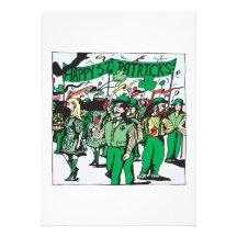 St Patricks Day Parade Personalized Invitation