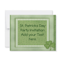 St. Patrick's Day Party Invitation by kjsinvitations St. Patrick's Day Party Invitation