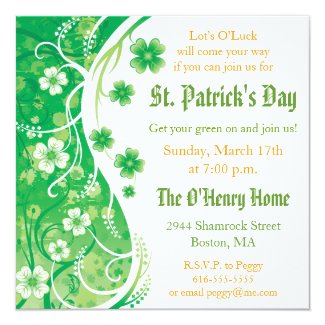 St. Patrick's Day Party Invitation
