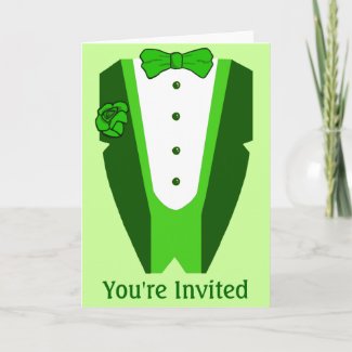 St. Patrick's Day party invitation card