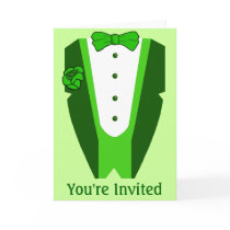 St. Patrick's Day party invitation cards by holiday_tshirts St. Patrick's Day party invitation cards