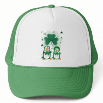 St. Patrick's Day Penguins Hat