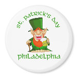 St Patricks Day ~ Philadelphia Refrigerator Magnet
