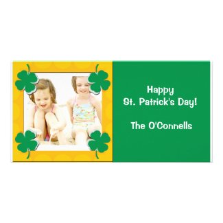 St. Patrick's Day Photo Card photocard