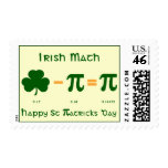 St Patricks Day & Pi Day Combination Postage Stamp
