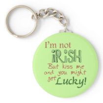 St. Patricks Day Pickup Line Key Chain