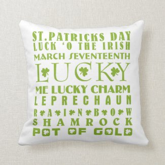 St Patricks day Pillow