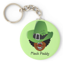 St. Patrick's Day Pimp Style Mack Paddy Leprechuan Keychain