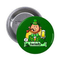St. Patrick's Day Pinback Button