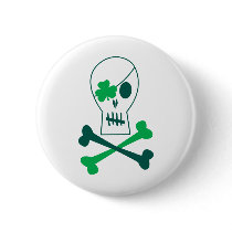 St. Patrick's Day Pirate Pins