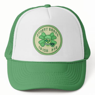 St. Patrick's Day Pirate Skull Hat