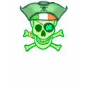 St. Patrick's Day Pirate Skull T-Shirt