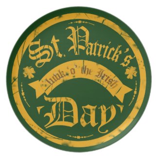 St Patrick's Day Plate