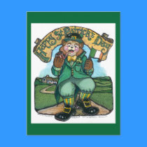 St Patricks Day Post Card postcards by ZachBear St Patricks Day Post Card postcards