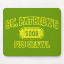 St Patricks Day Pub Crawl mousepads