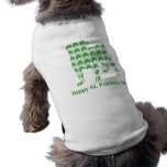 St. Patrick's Day Pug Pet Shirt
