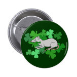 St. Patrick's Day Rat Pin