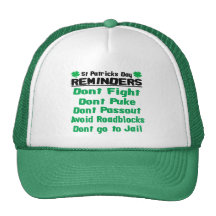 St. Patricks Day Reminders Hat
