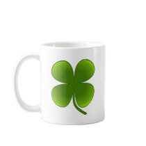 St. Patrick's Day Samrock 4 Leaf Clover Cup Mug