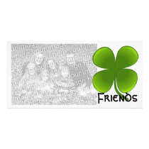 St. Patrick's Day Samrock 4 Leaf Clover Photocard Photo Cards