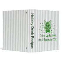St Patrick's Day Scrapper Cat Binder