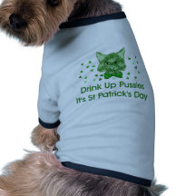St Patrick's Day Scrapper Cat Doggie Tee
