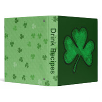 St. Patrick's Day Shamrock Binder