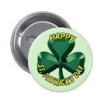 St.Patricks Day shamrock Button