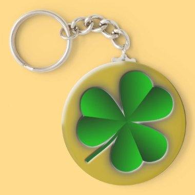 Unique Classic Standard Round Keychains