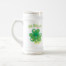 St. Patrick's Day Shamrock Coffee Mugs