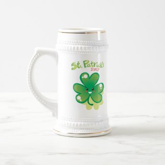 St. Patrick's Day Shamrock Coffee Mugs