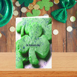 St. Patrick's Day Shamrock Cookies Greeting Cards