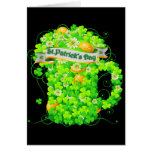 St. Patrick's Day Shamrock Grog Greeting Card