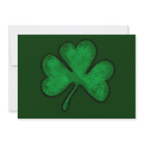 St. Patrick's Day Shamrock Personalized Announcement