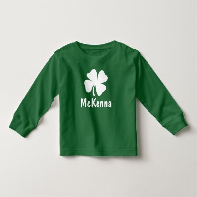 St. Patrick&#39;s Day | Shamrock Name T Shirt